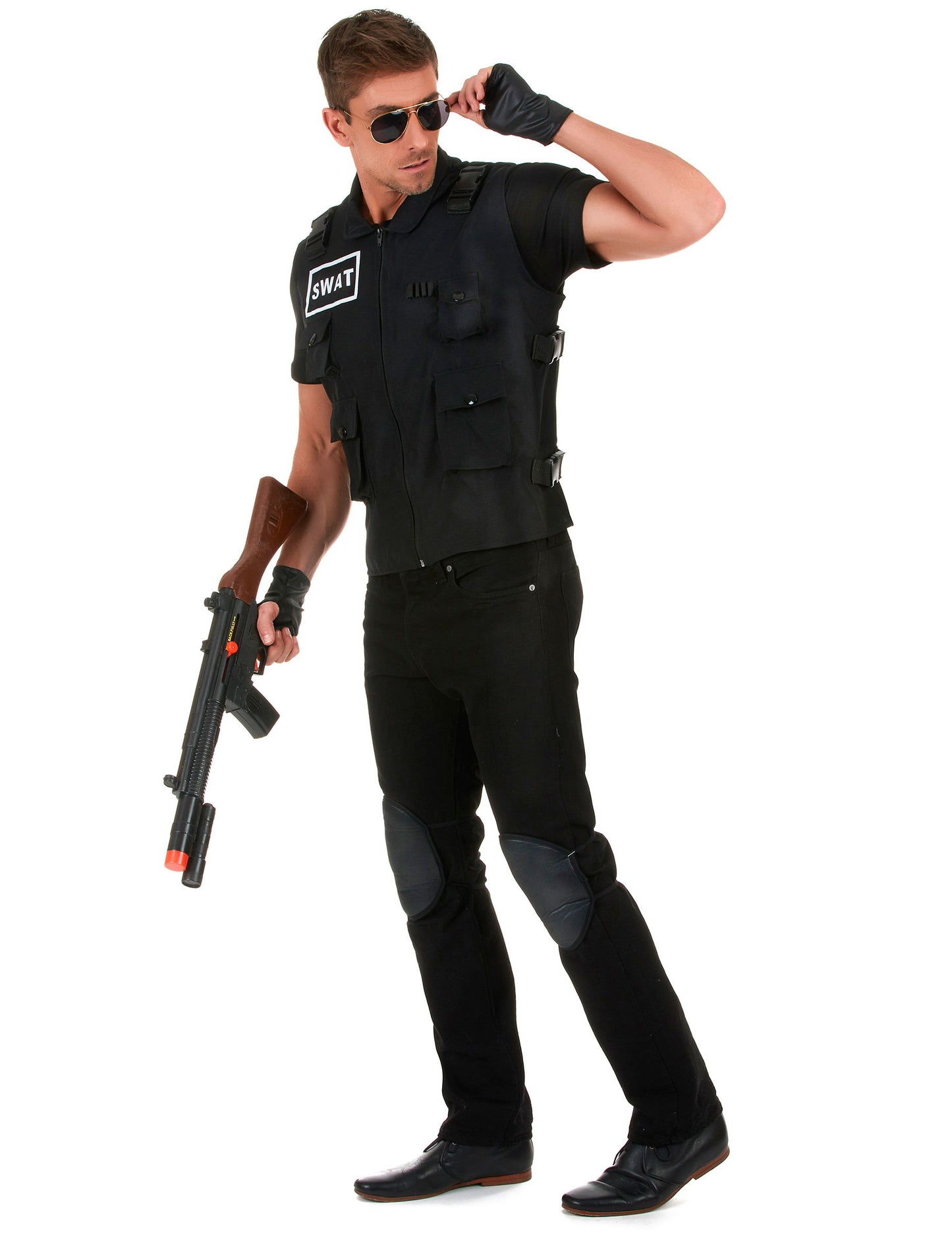 Swat agent de sex masculin deghizat