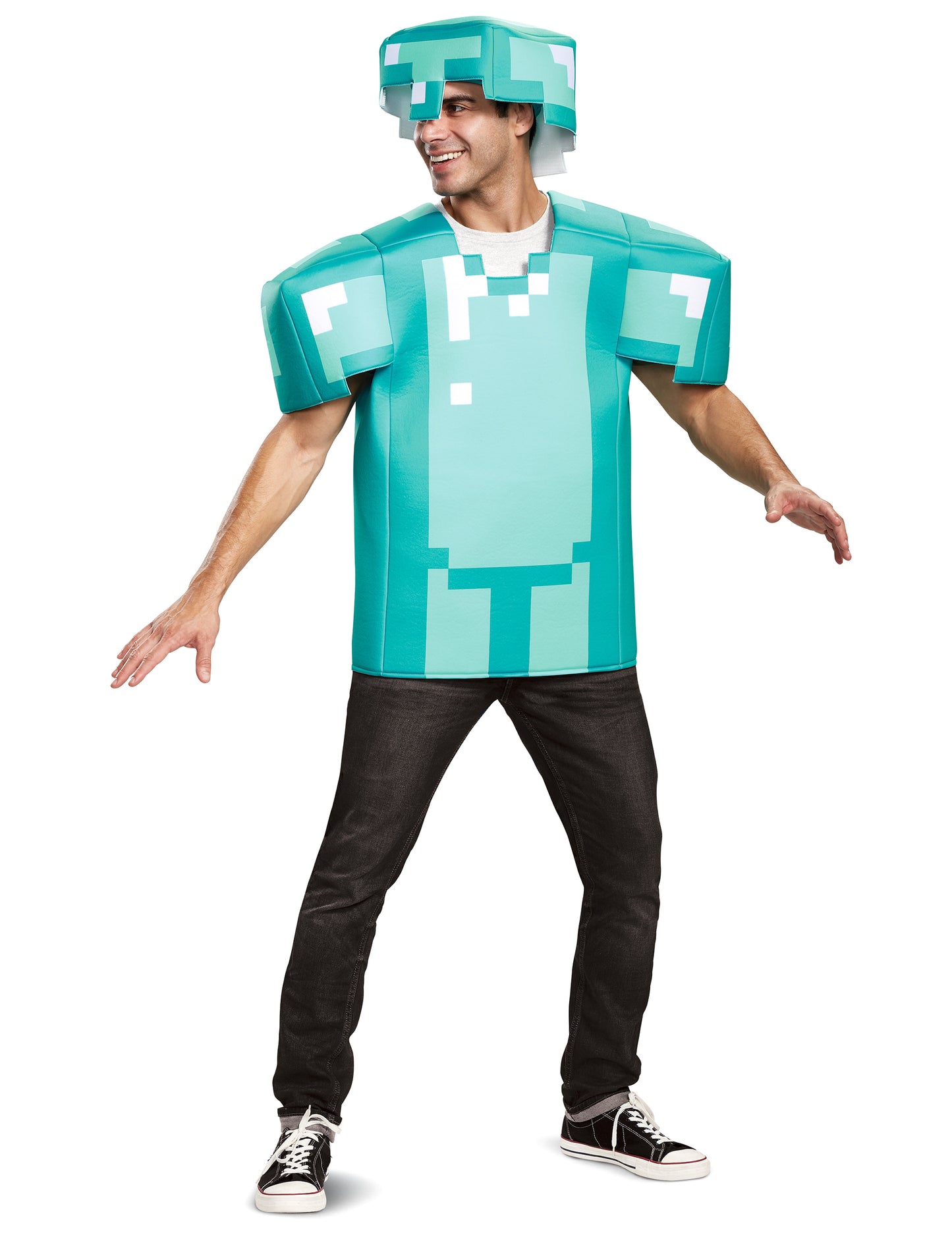 Costum de armură pentru adulți Minecraft