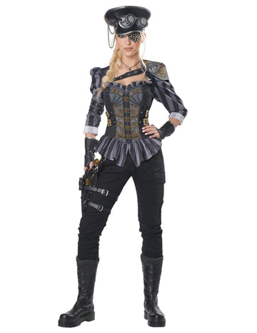 Căpitan Costum Steampunk Femeie de lux