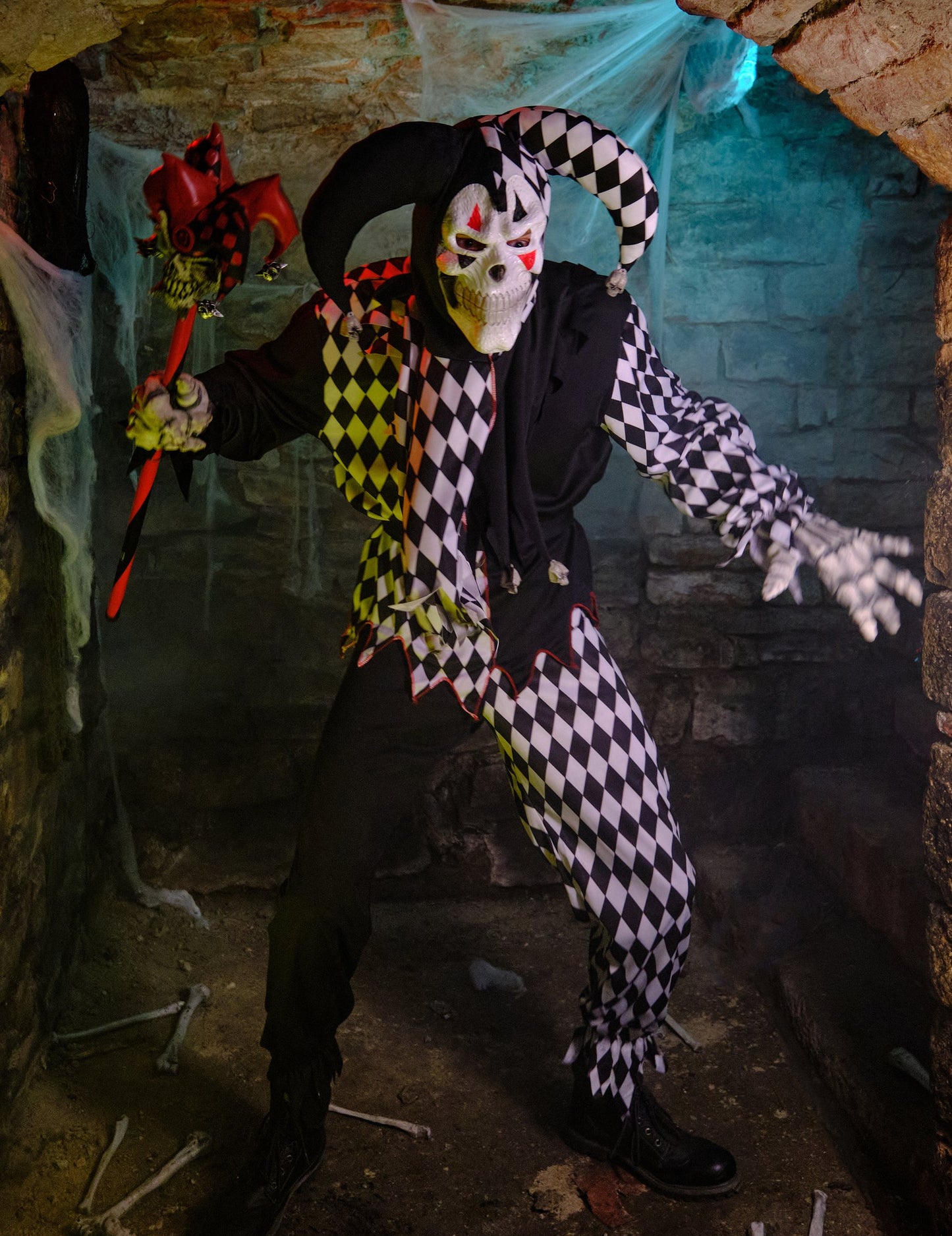 Halloween Black Man Clown deghizare