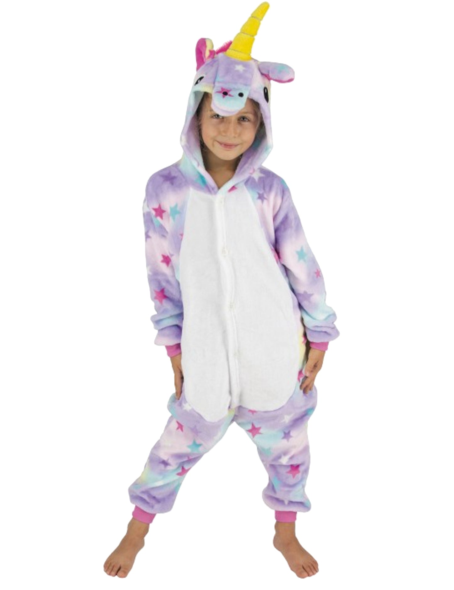 Costum combinat de unicorn cu stelele copiilor