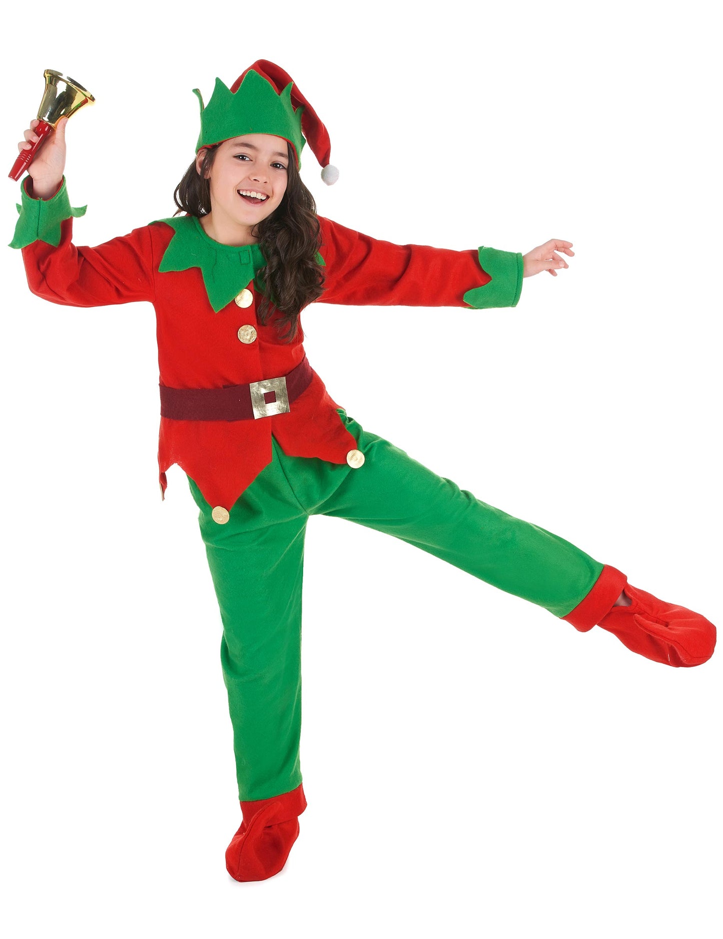 Costum complet de elf de Crăciun Enfant