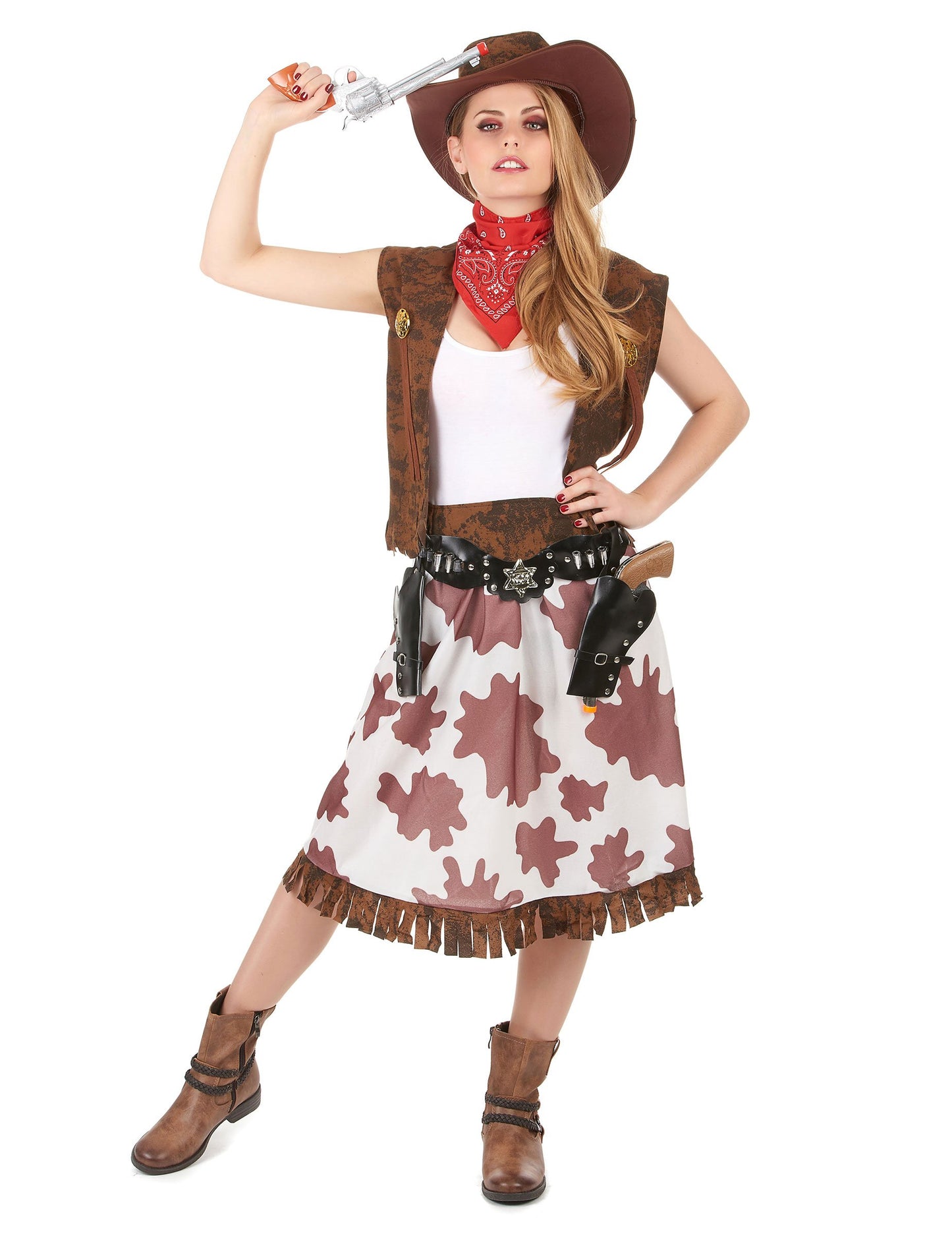 Costum clasic de cowgirl pentru femei