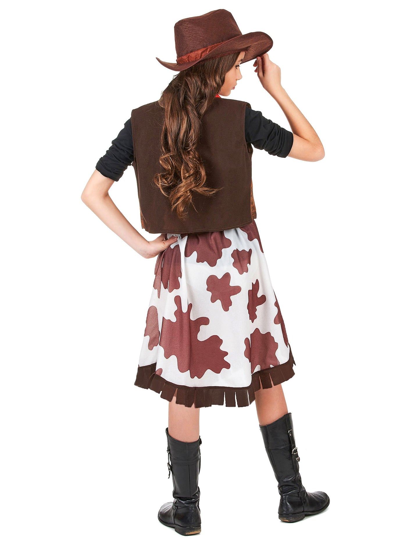 Costum pentru fată de cowgirl