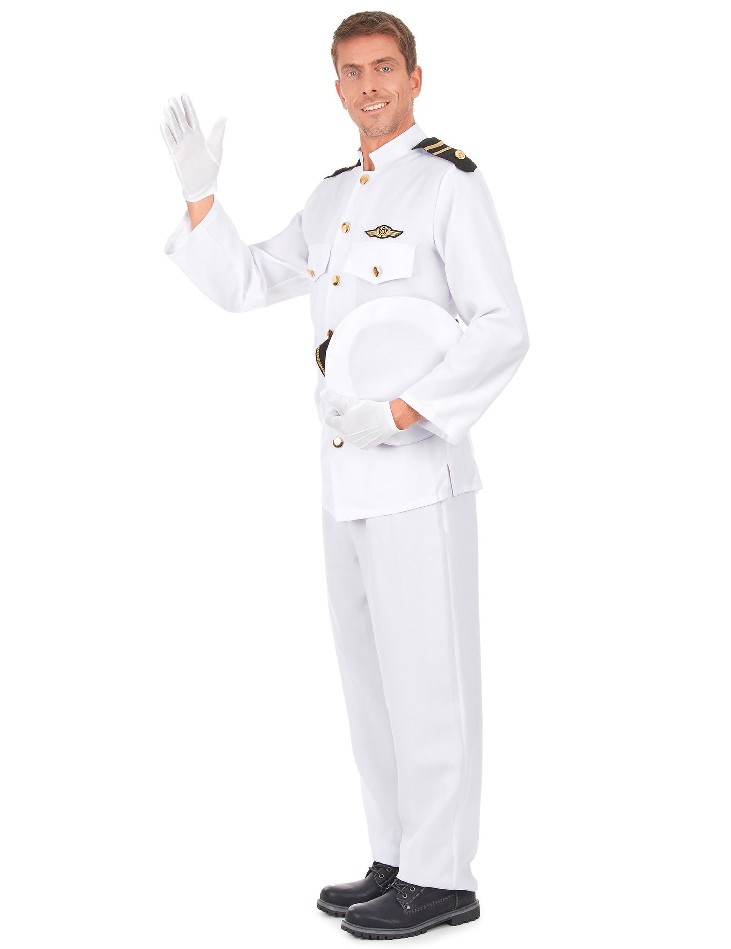 Deghizare uniformă ca om ofițer naval