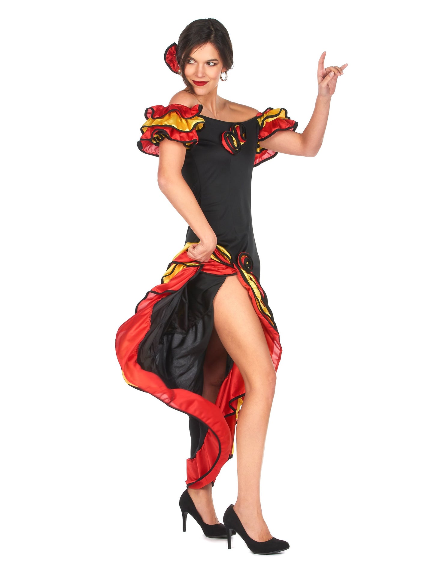 Costum de dansatoare de femeie flamenco