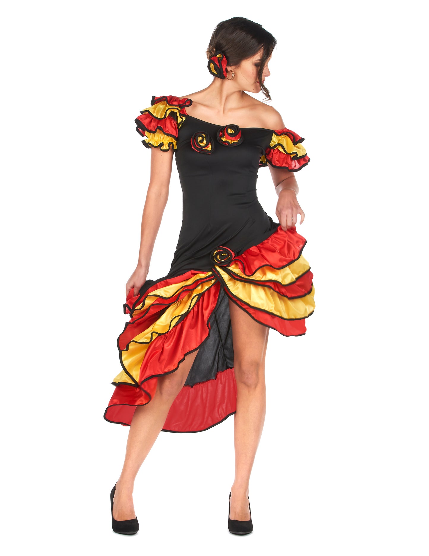 Costum de dansatoare de femeie flamenco