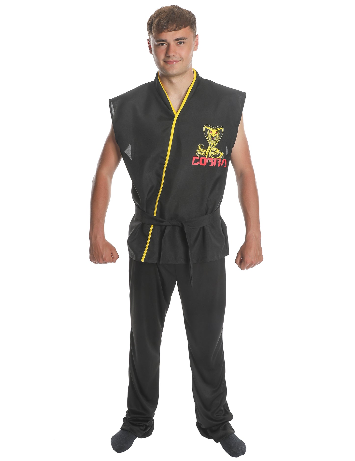 Costum pentru studenți pentru karate negre pentru adulți