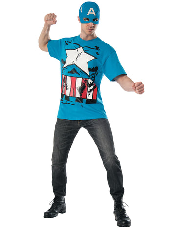 Tricou și căpitan America Avengers Adult