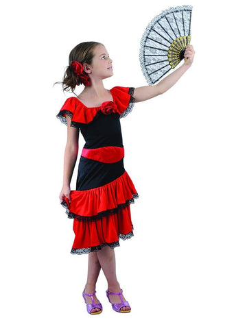 Costum pentru fată flamenco