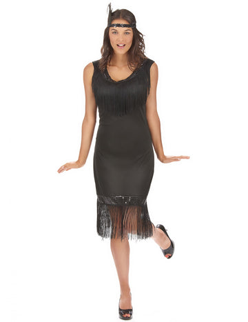 Costum mare de talie Black Charleston Rochie