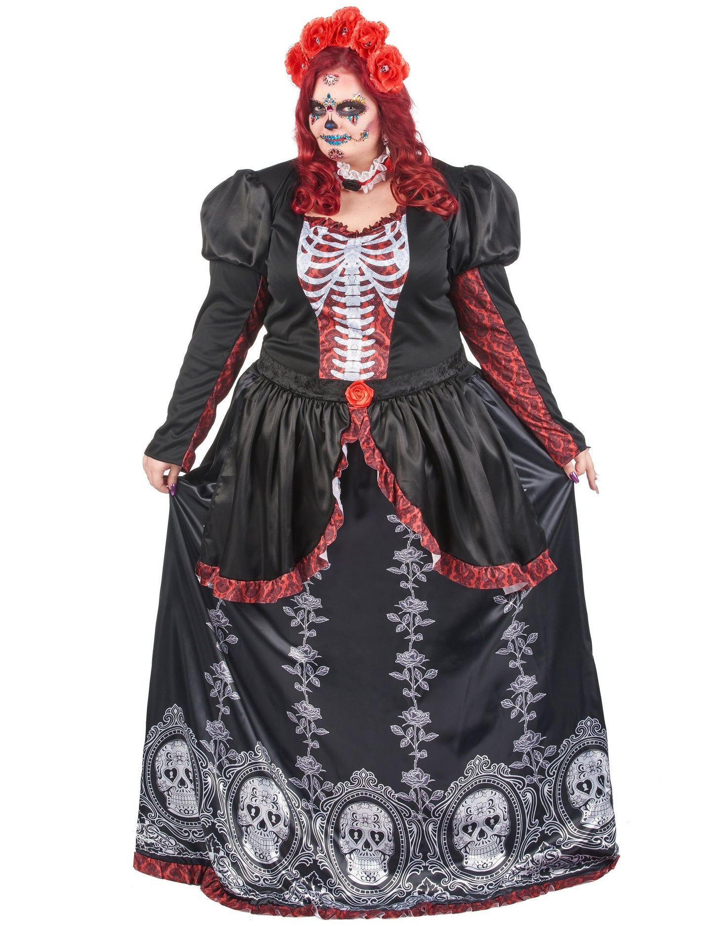 Costum mare de talie Rochie lungă de femeie din Los Muertos