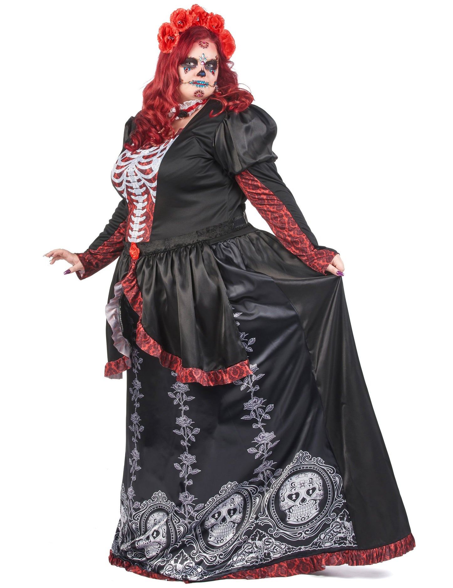 Costum mare de talie Rochie lungă de femeie din Los Muertos