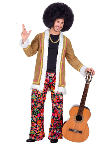 Costum de om Hippie Woodstock