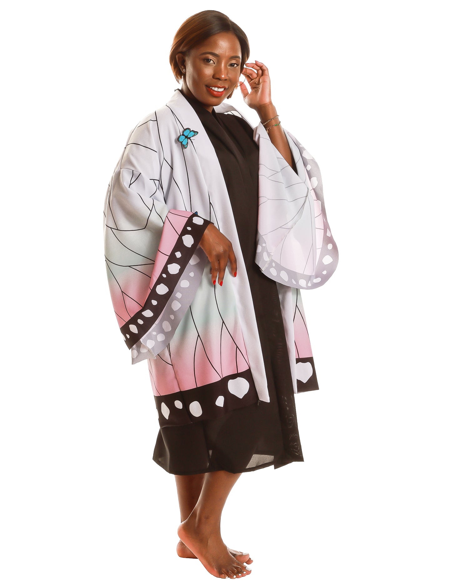 Costum de manga kimono pentru fluturi pentru adulți