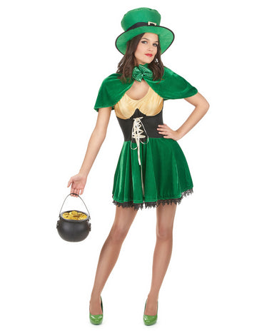 Costum de femeie Leprechaun St Patrick