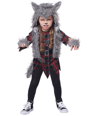 Costum de lux Gray Girl Wolf Garou