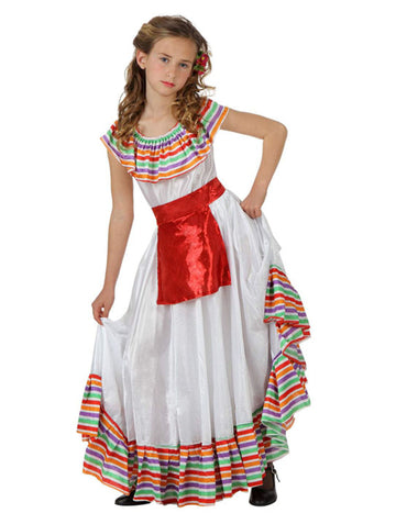 Costum de fată mexicană