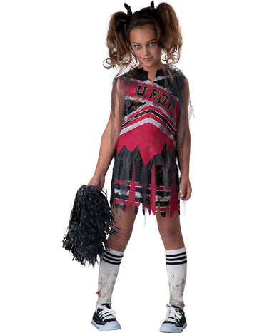 Costum pentru fată Zombie Girl Pompom - lux