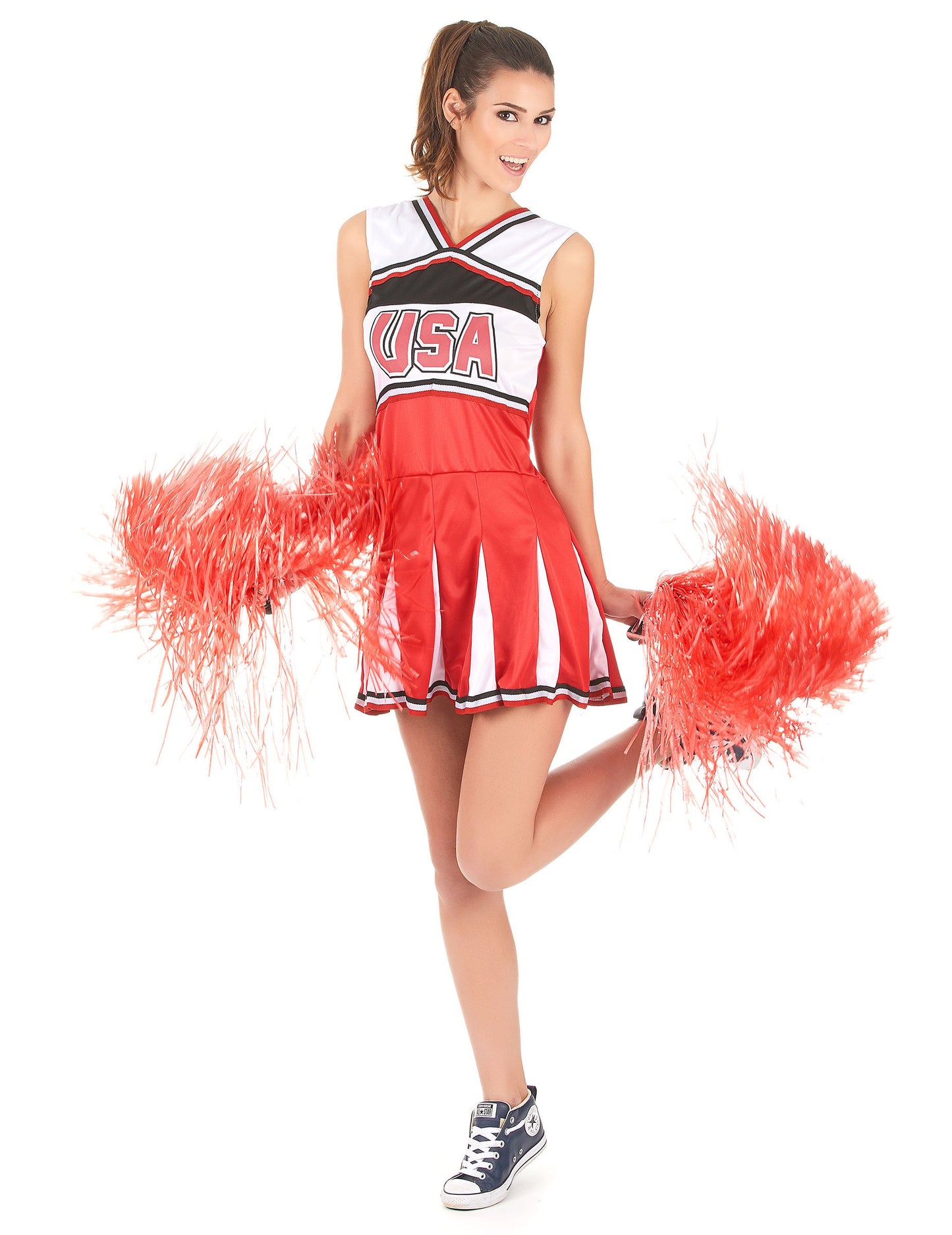 POMPOM Girl USA costum femeie