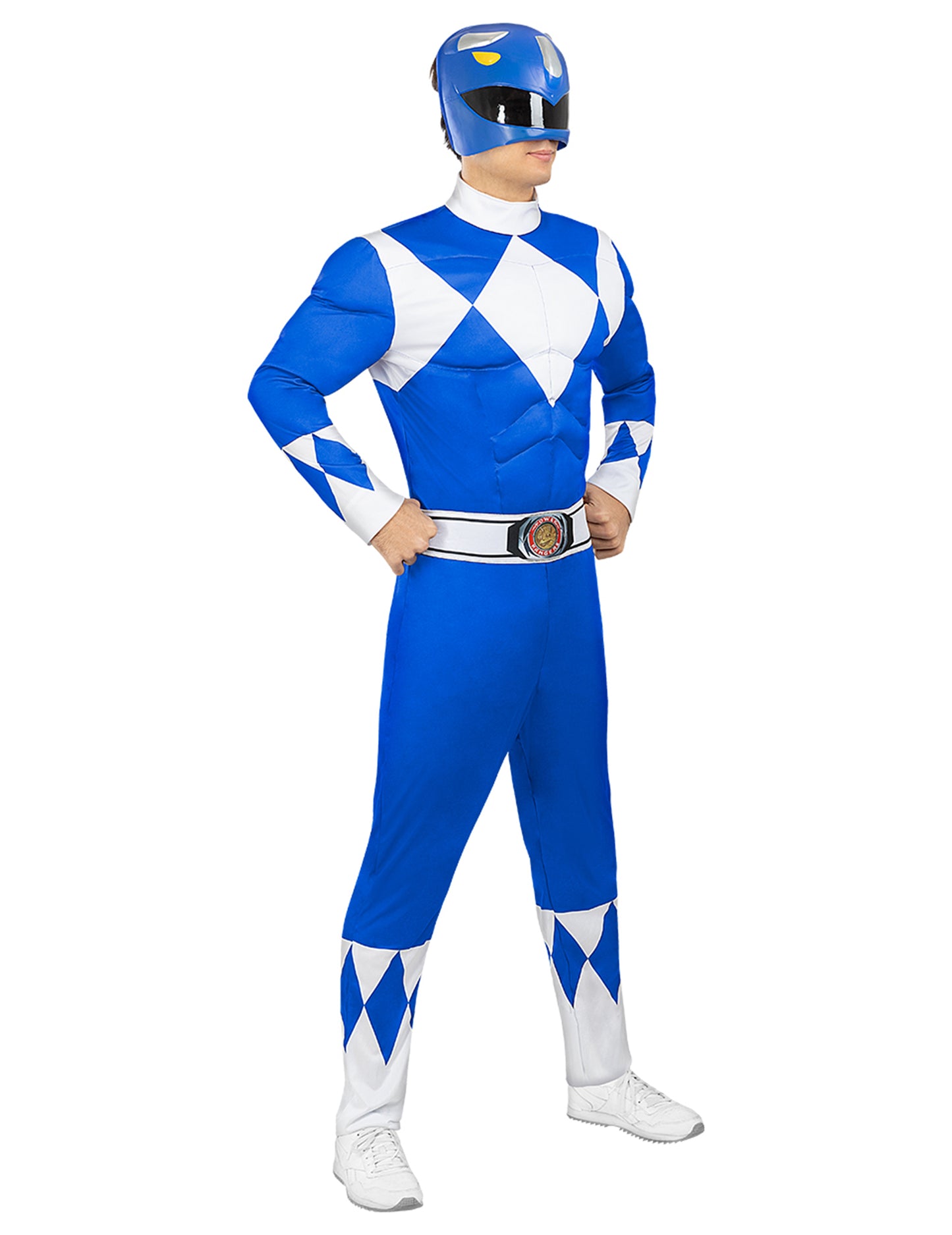 Costum Power Ranger Albastru pentru Adult