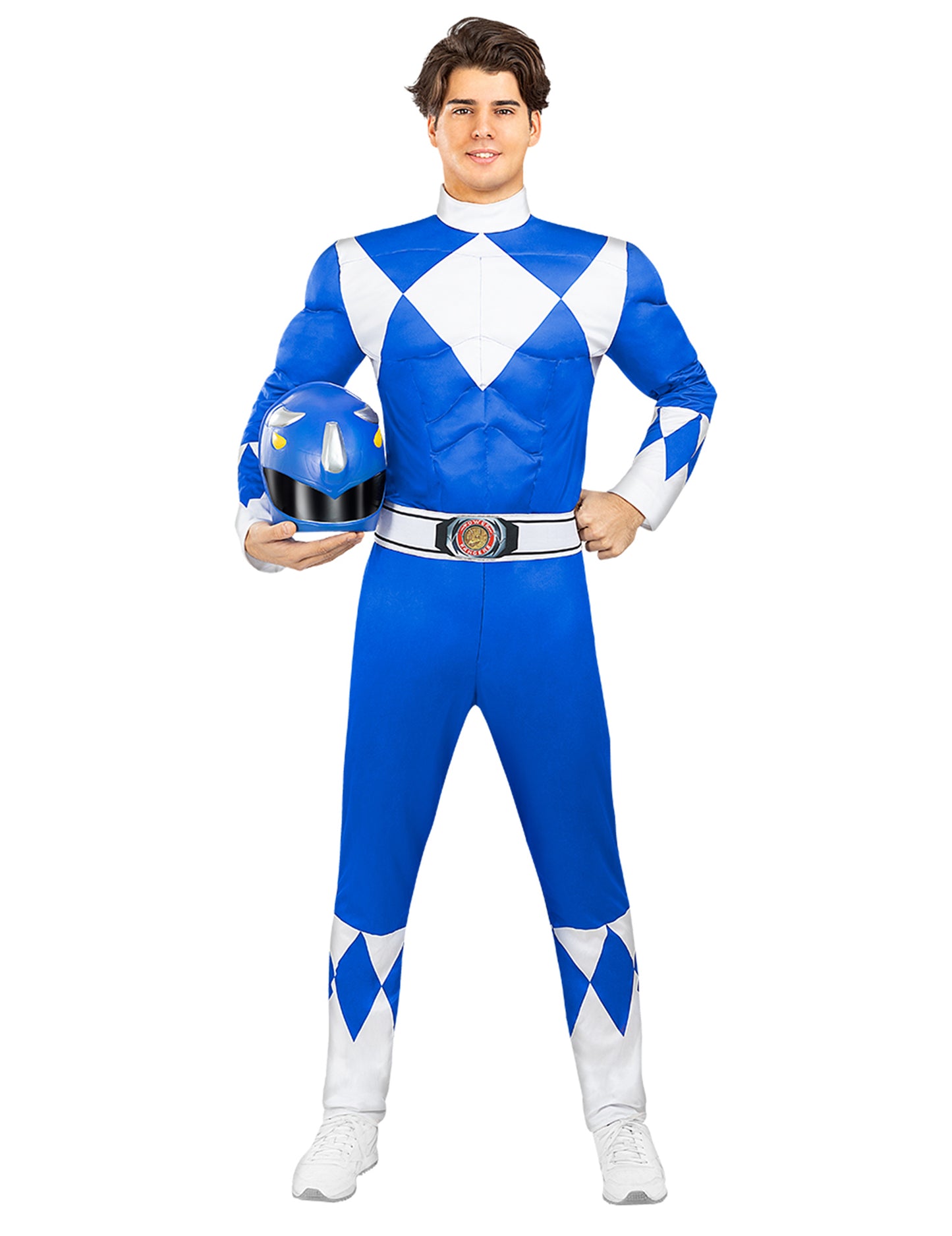 Costum Power Ranger Albastru pentru Adult