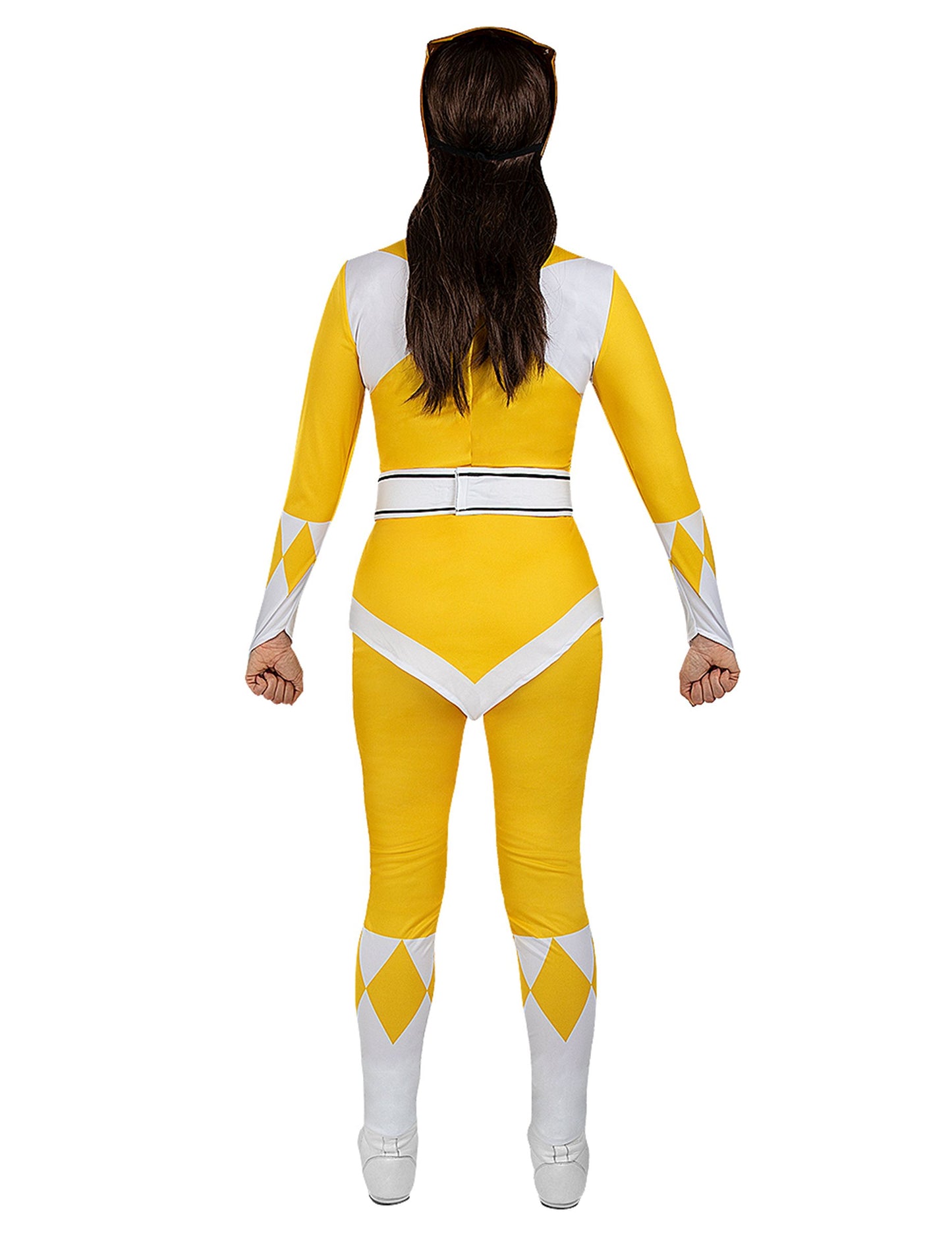 Costum galben Power Ranger pentru adulti