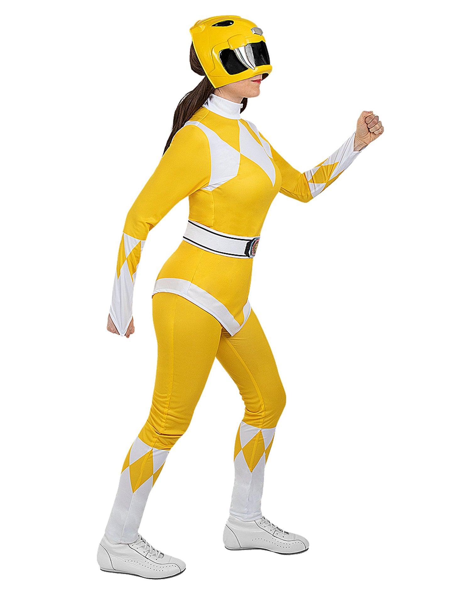 Costum galben Power Ranger pentru adulti