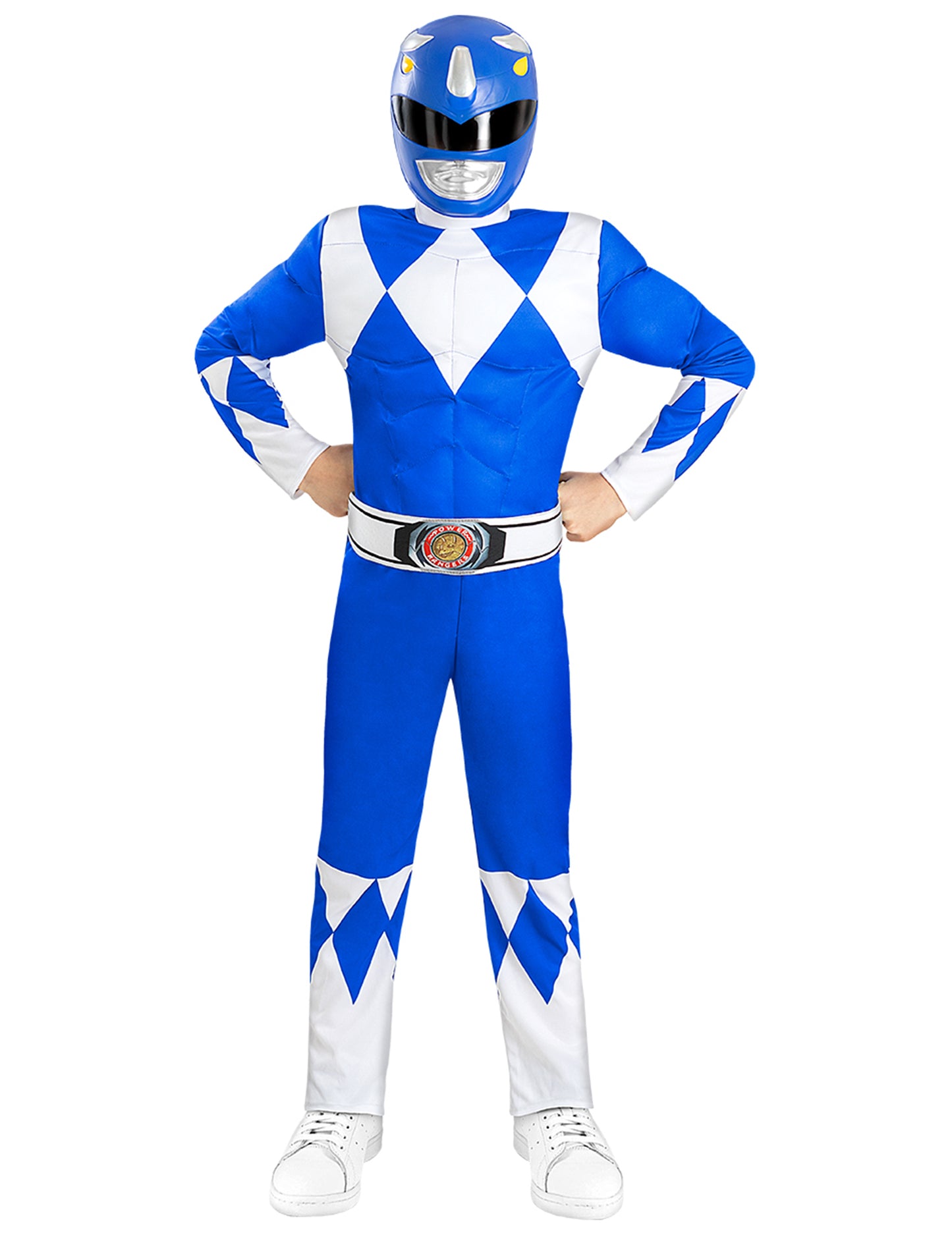 Costum Blue Power Ranger Musculos pentru Copii