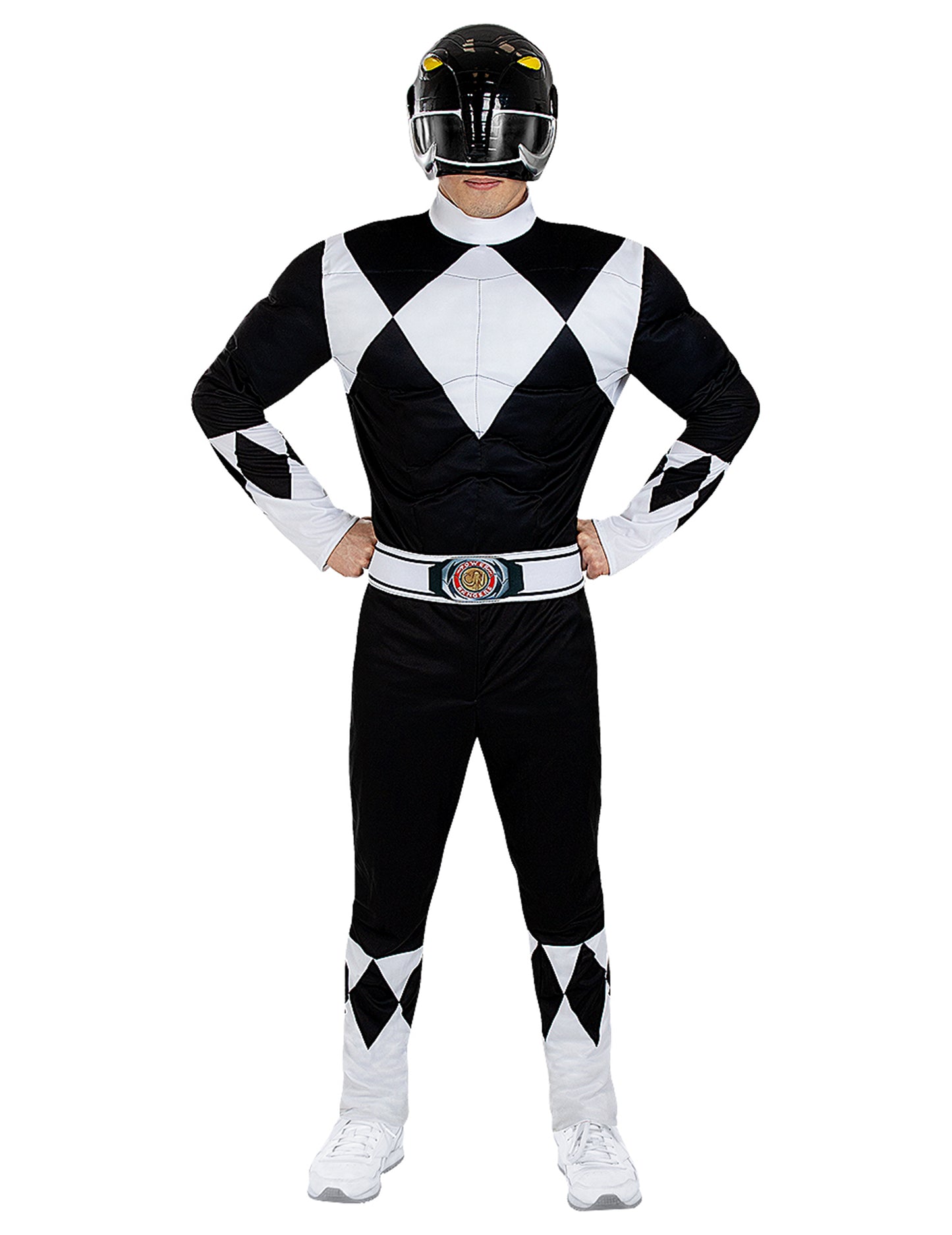 Costum Black Power Ranger pentru adulti