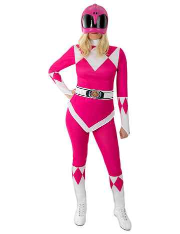 Costum Power Ranger roz pentru adulti