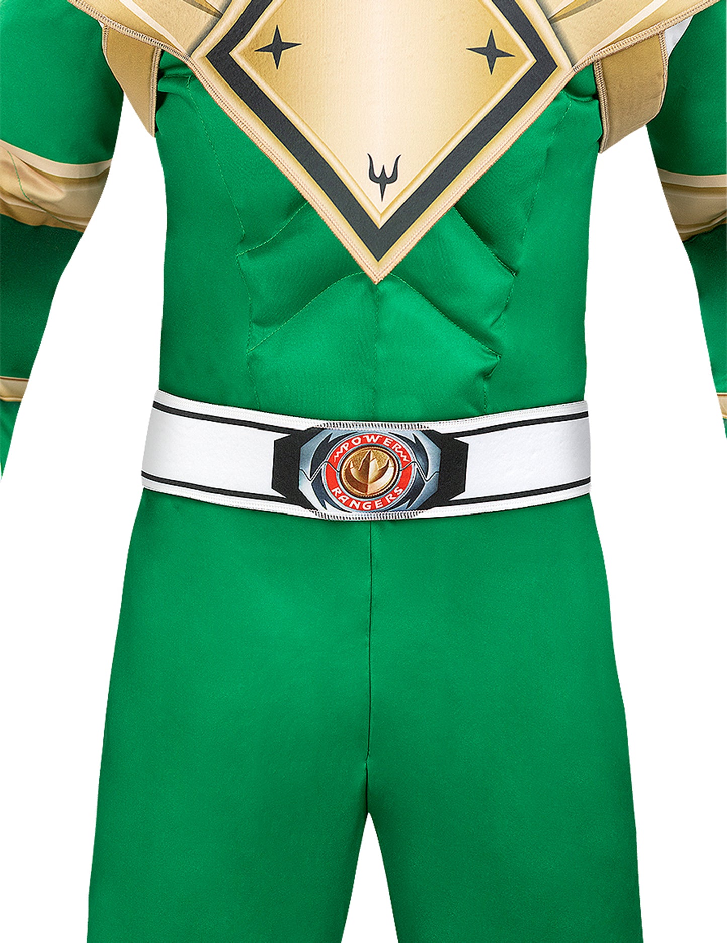 Costum Power Ranger verde pentru adulți