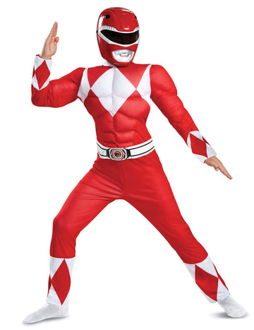 Costum muscular al copilului Rangers Power