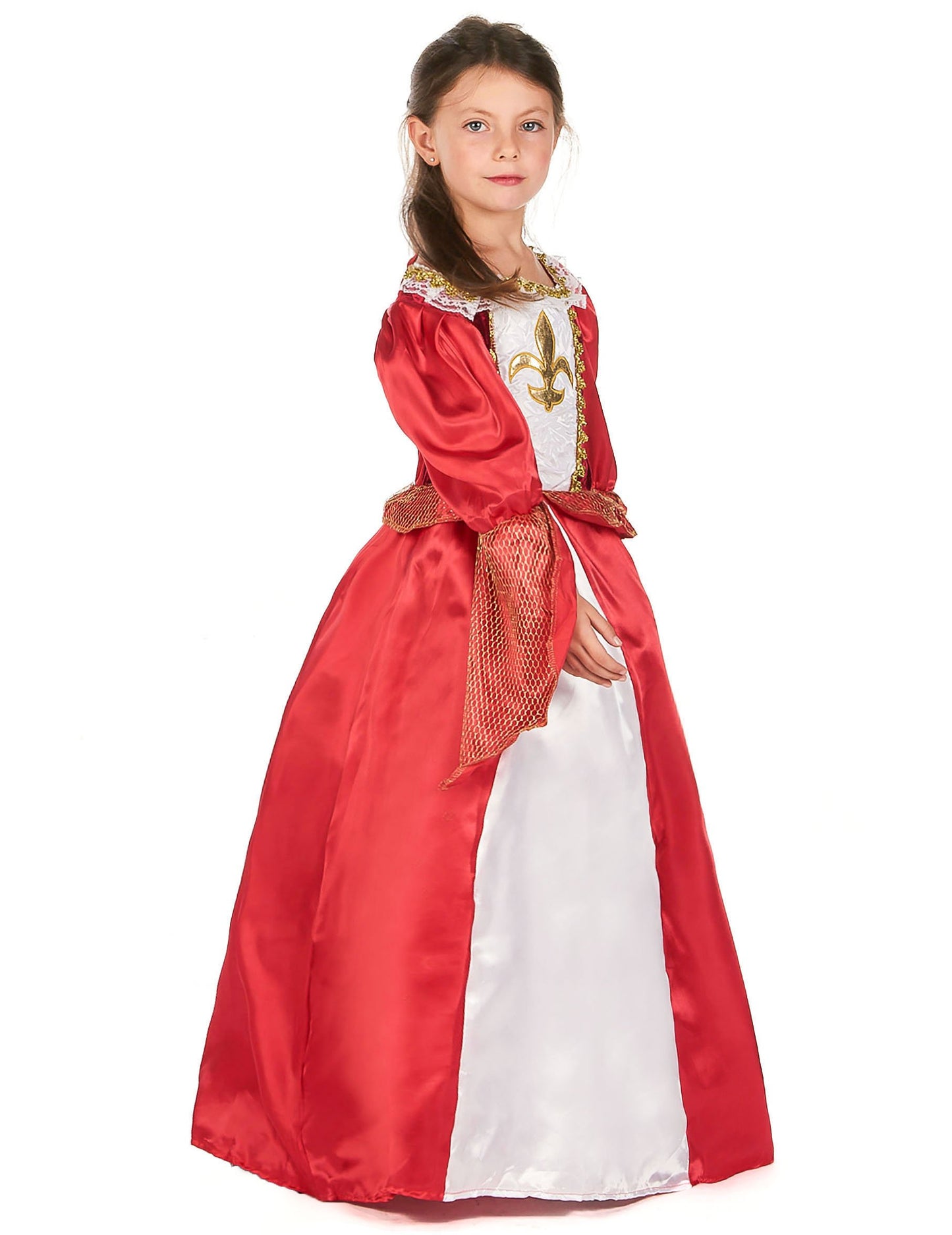 Médieval Princess Costum Satin Efect Fiică