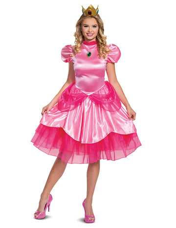 Costumul femeii prințesa Peach Nintendodeluxe