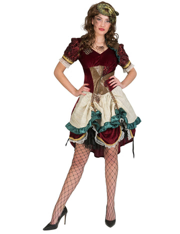 Rochie rochie steampunk aventurier femeie