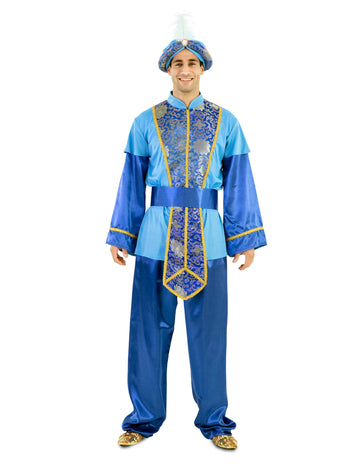 Costum King Mage Sultan Blue Adult