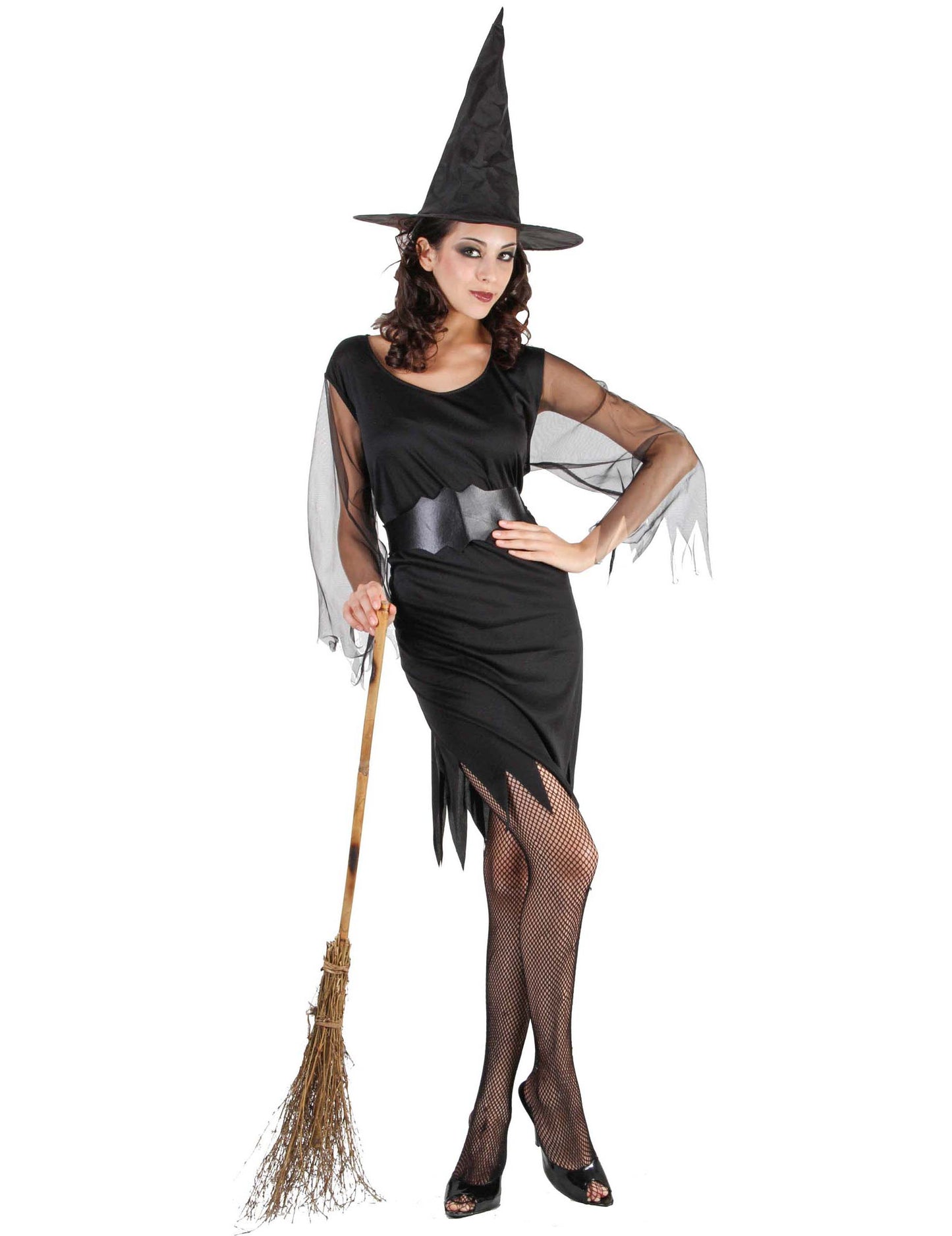 Mâneci de costum de vrăjitoare în Tulle Woman Halloween