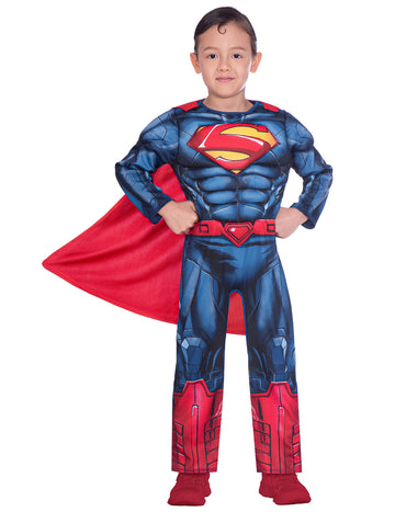 Costum clasic de superman pentru copii