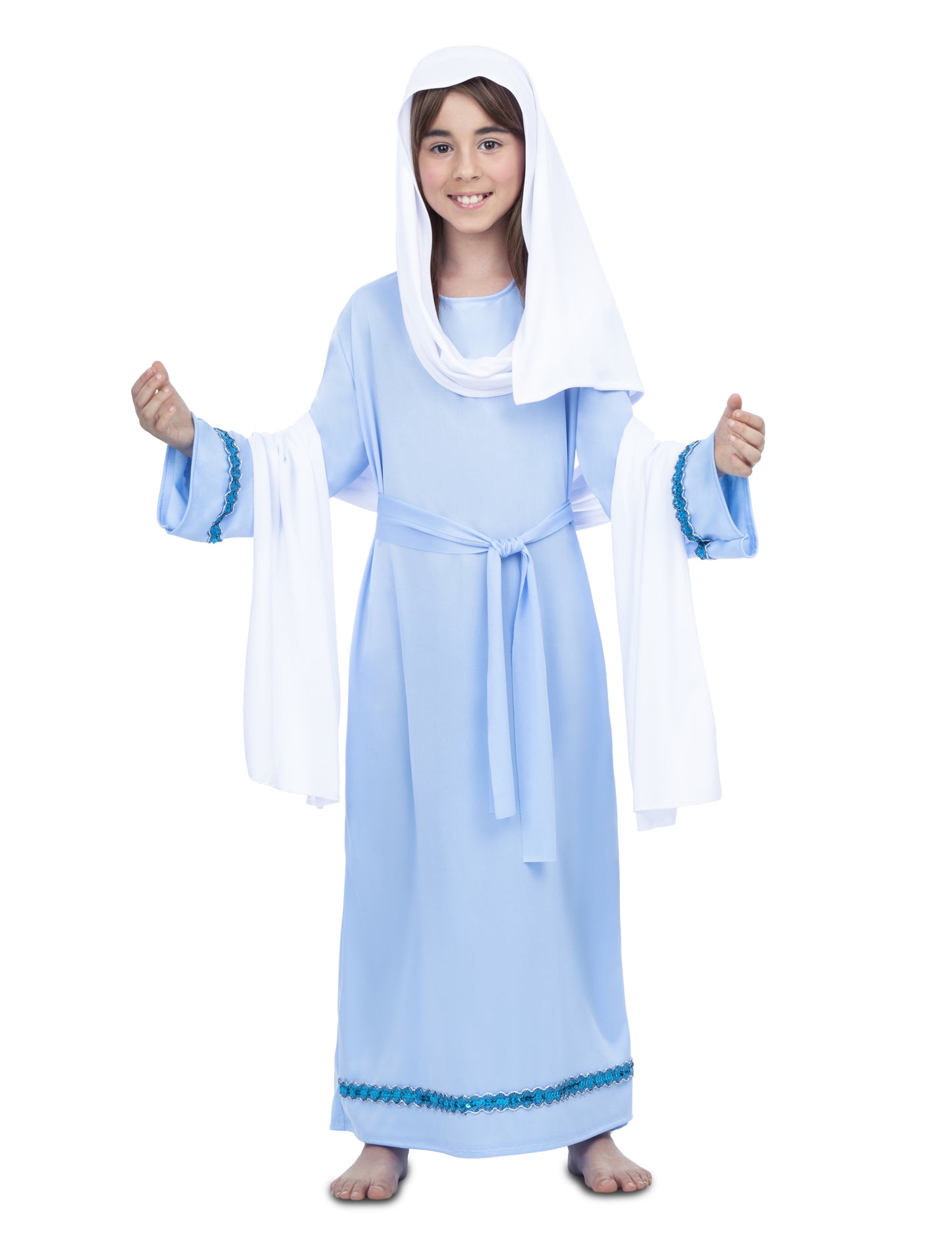 Virgin Mary Bleue Girl Costum