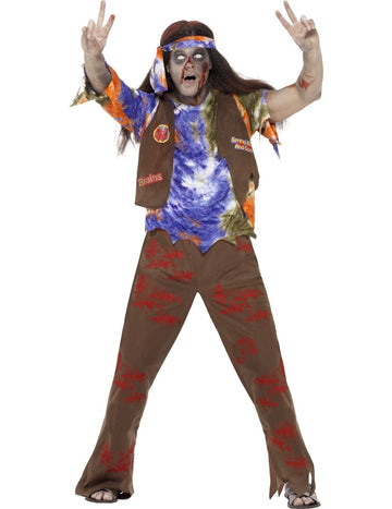 Hippie Halloween Hippie Zombie Costum