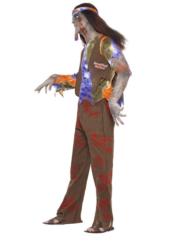 Hippie Halloween Hippie Zombie Costum