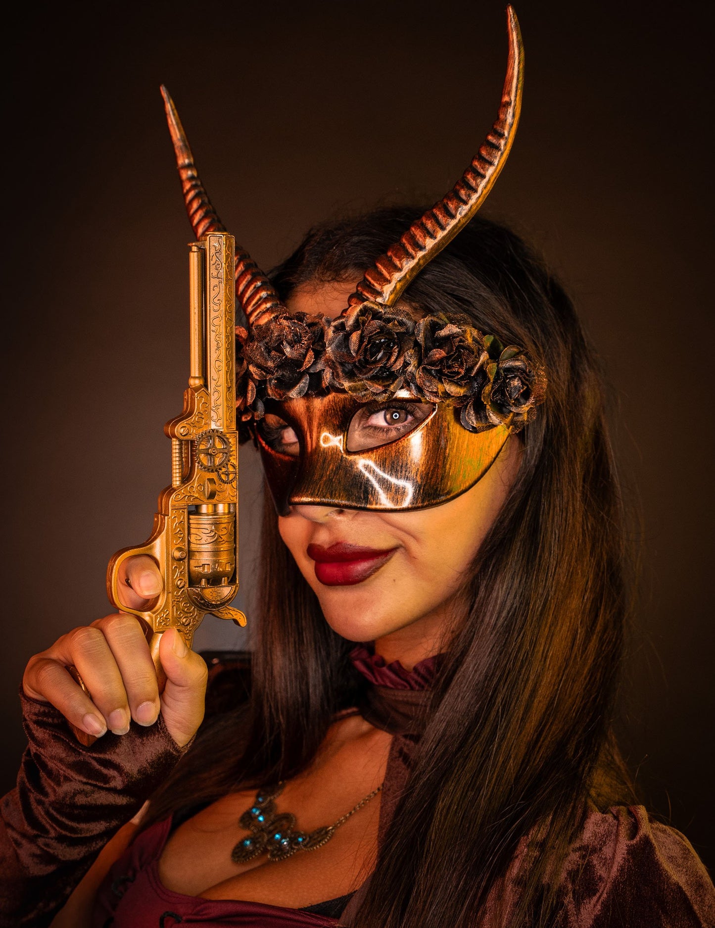 Pe jumătate sexy mask steampunk adult