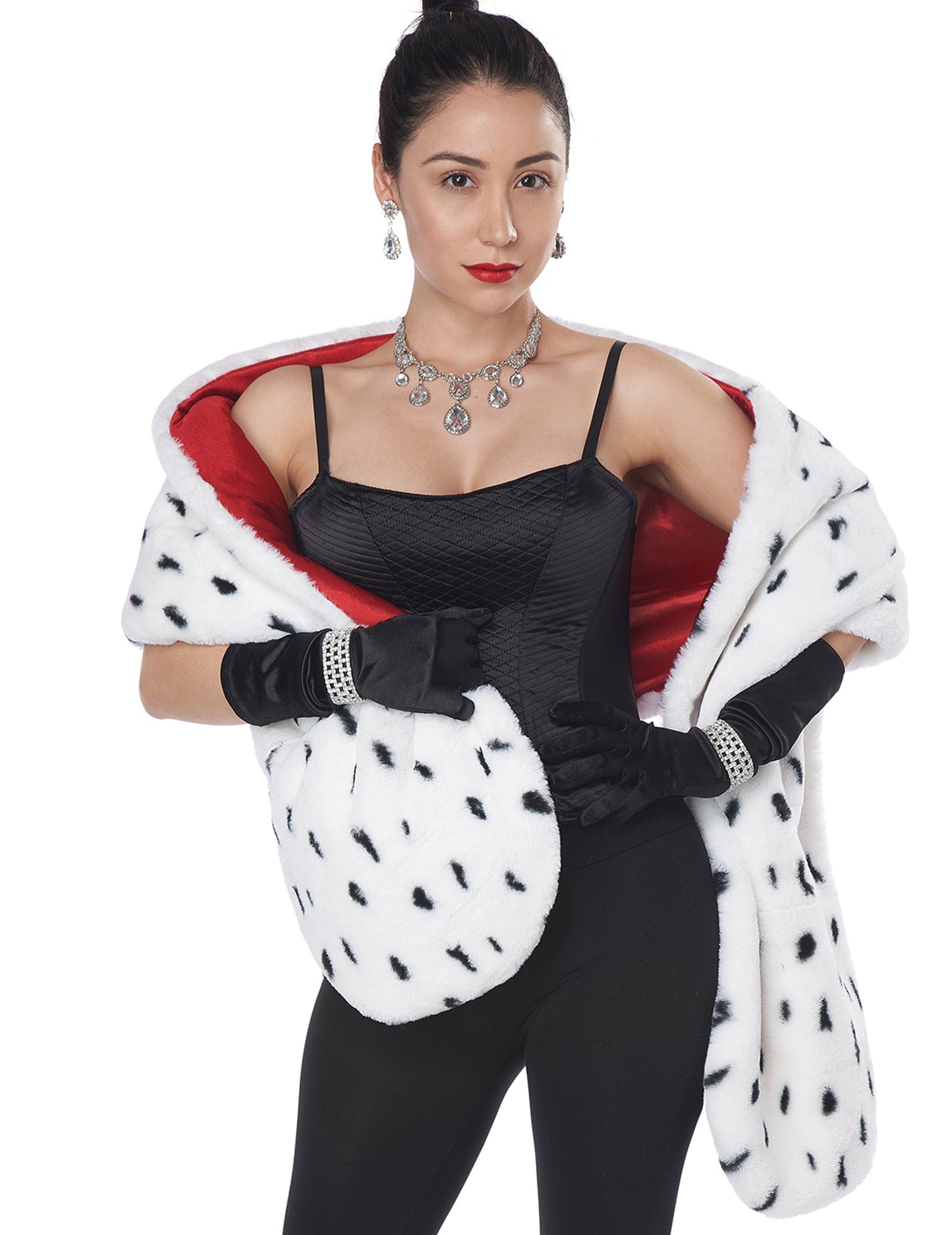 Eșarfă falsă dalmatiană adultă