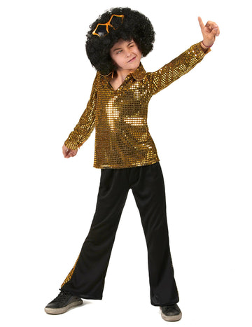 Disco Gold Discho Sequins Boy