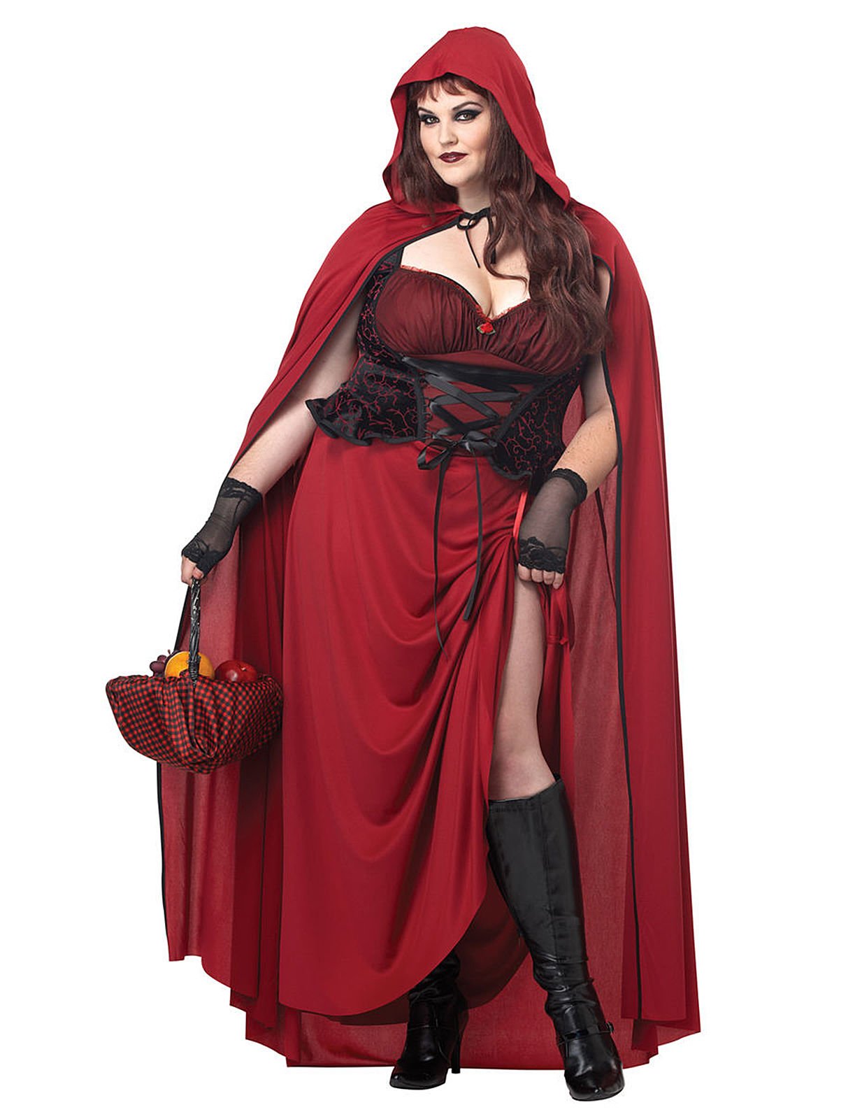 Gothic Red Hacking Woman Garges Costum Red Chaperon