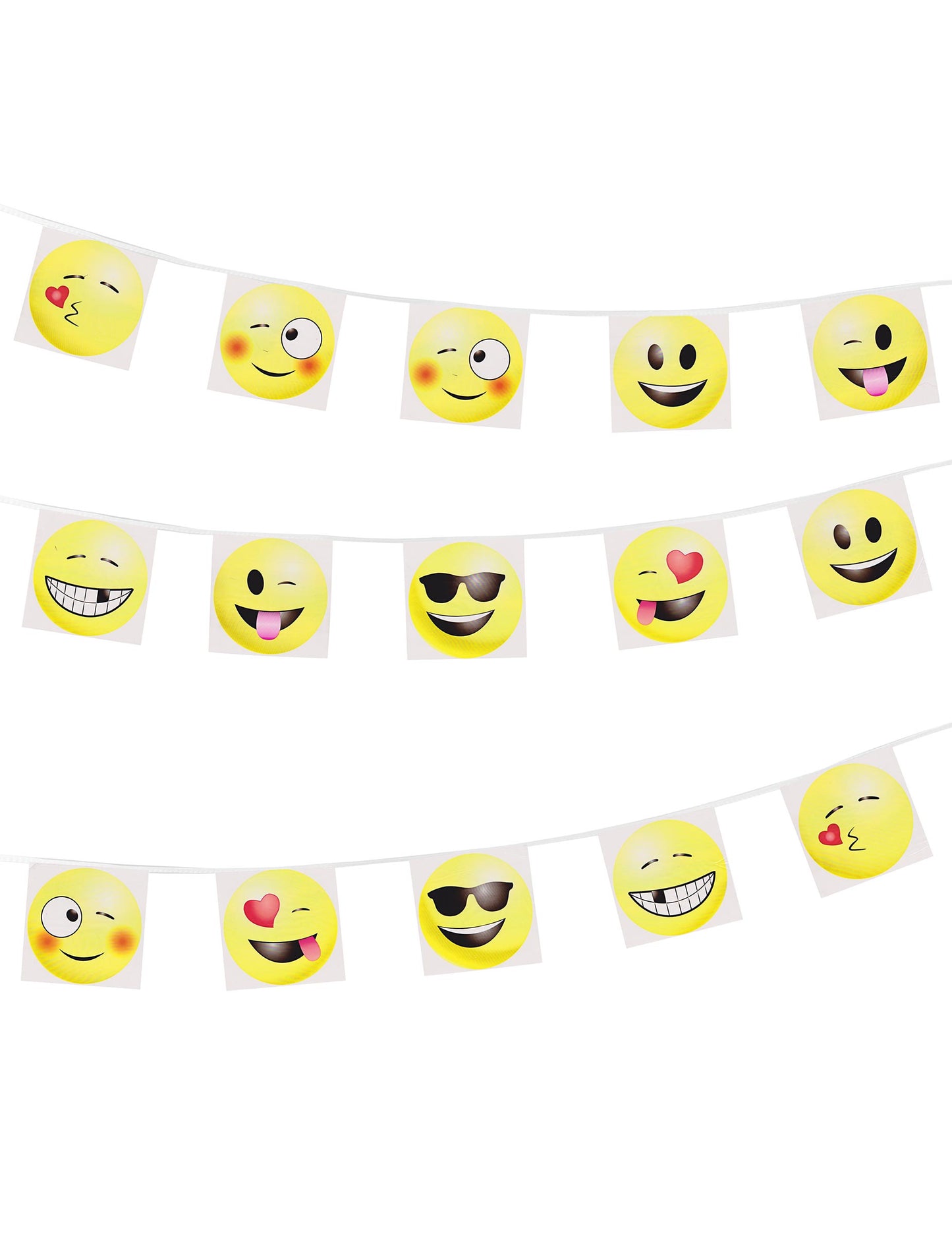 IMOJI 8m Emoticon Pennies Garland