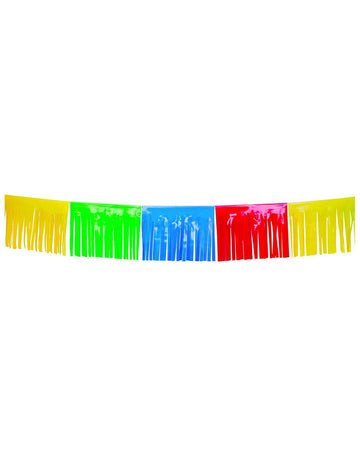 Garland cu franjuri multicolore 10 m