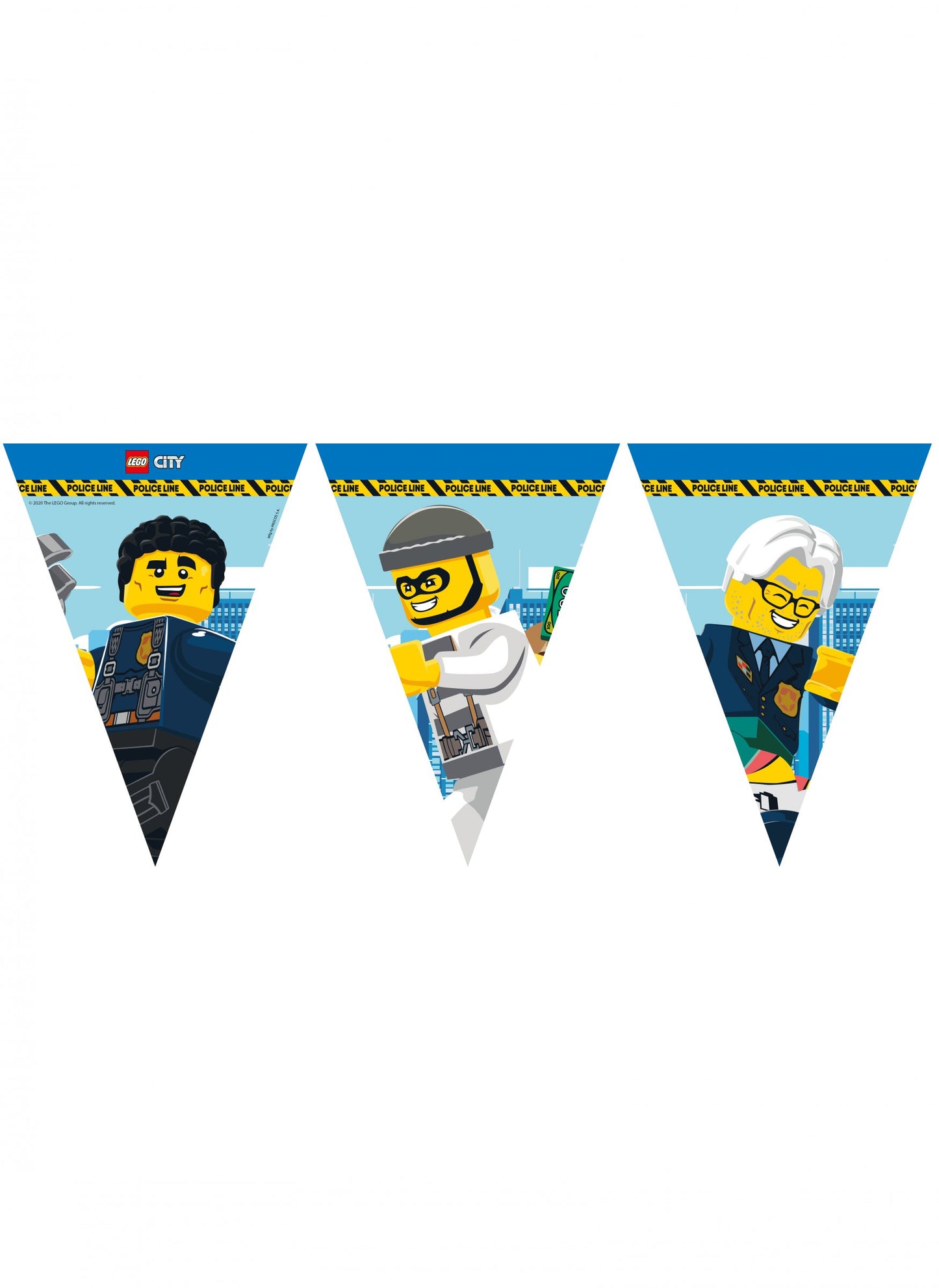 FSC LEGO CITY 2,3 m Pennants Paper