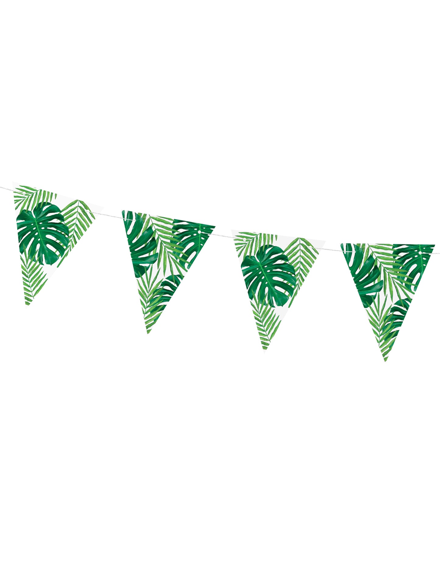 Carton Pennant Garland Frunze tropicale 15 cm x 1,3 m